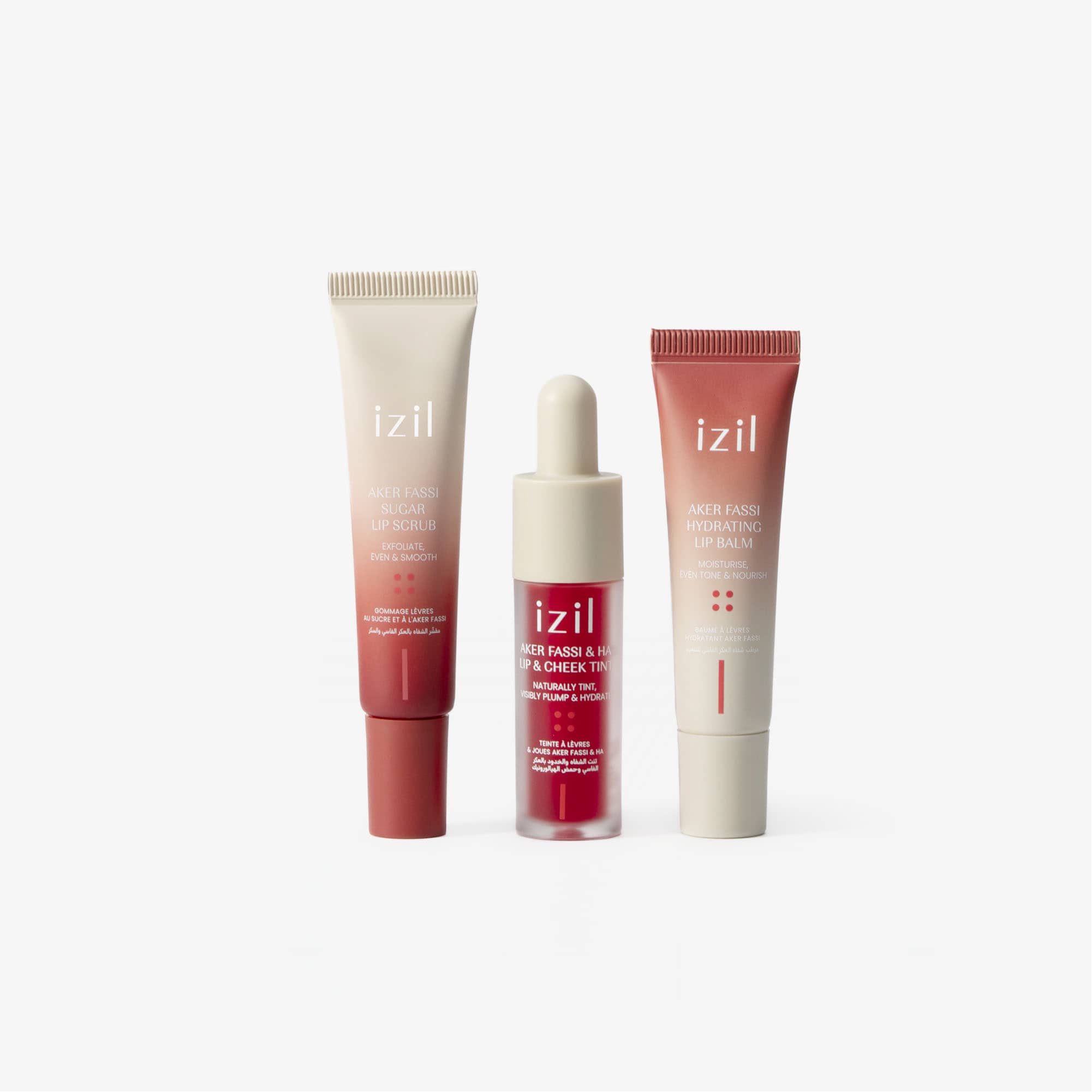 Aker Fassi Poppy Glow Lip Trio
